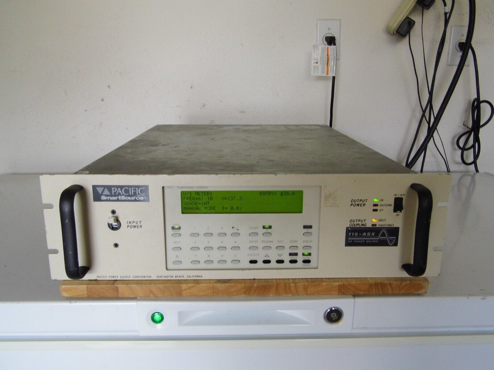 Pacific Power Source 115-ASXT-UPC1M AC Source **works but needs calibration** Pacific Power Source 115-ASXT-UPC1M AC Source **works but needs calibration**
